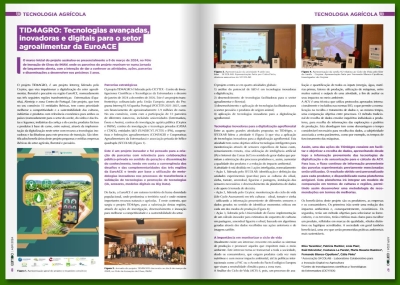 Publicado un artículo sobre la actividad 4 del proyecto TID4AGRO en la revista sectorial "Voz do Campo"