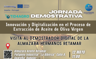 Jornada demostrativa TID4AGRO: Innovación y Digitalización en el Proceso de Extracción de Aceite de Oliva Virgen